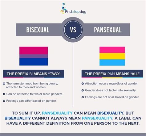 pansexual vs bisexual vs demisexual